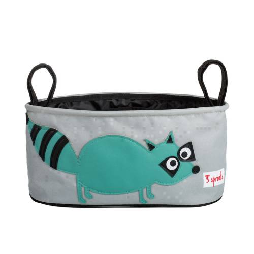 3 SPROUTS Stroller Organizer - Racoon