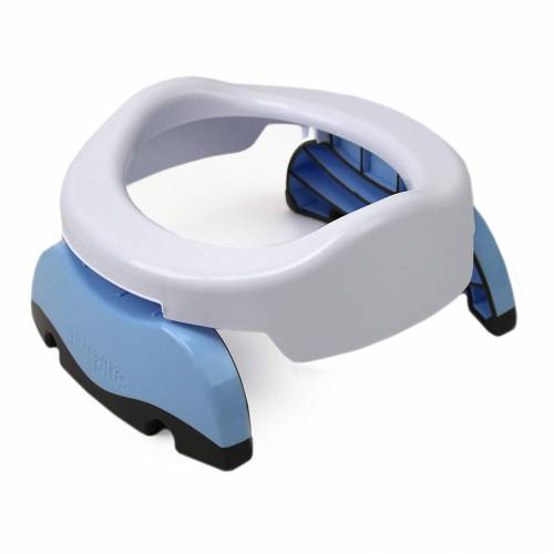 Potette Plus Portable Potty & Toilet Seat - White Blue