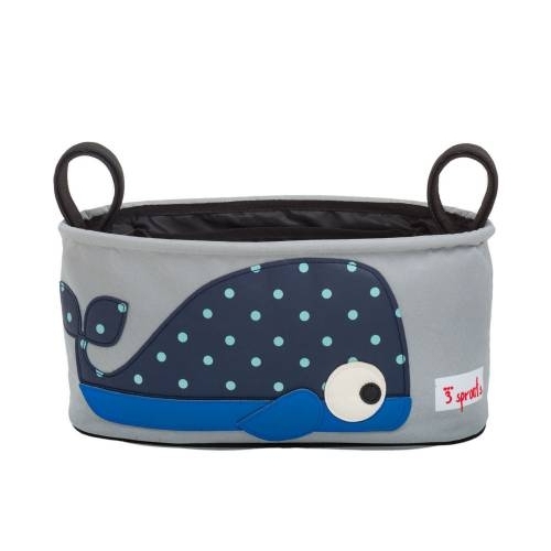 3 SPROUTS Stroller Organizer - Whale