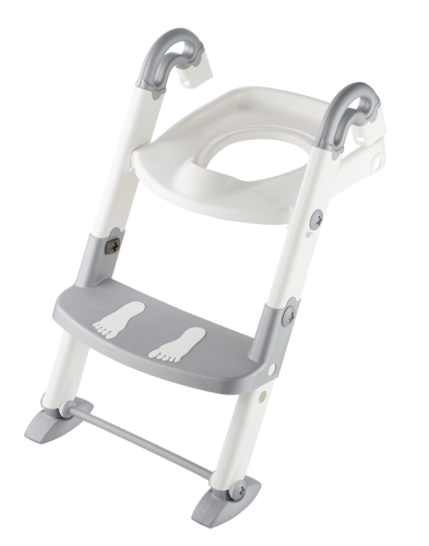 ROTHO KIDSKIT 3in1 Toilet Trainer - White Silver