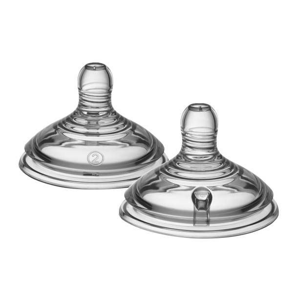 TOMMEE TIPPEE Natural Start Bottle Teats Pack of 2 - Medium Flow