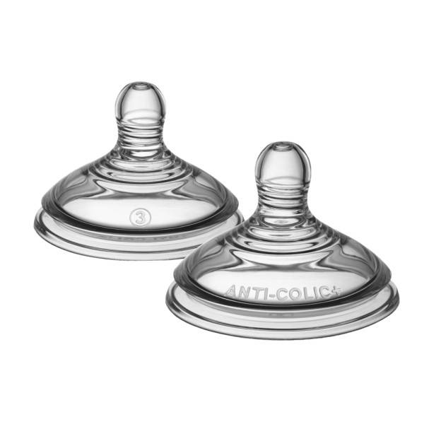 TOMMEE TIPPEE Advanced Anti-Colic Bottle Teats x 2 - Fast Flow