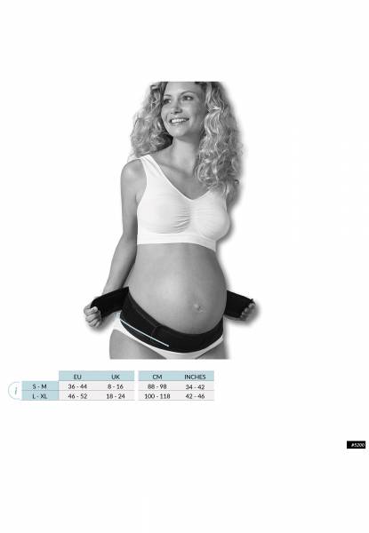 CARRIWELL Maternity Velcro Support Belt S/M - White