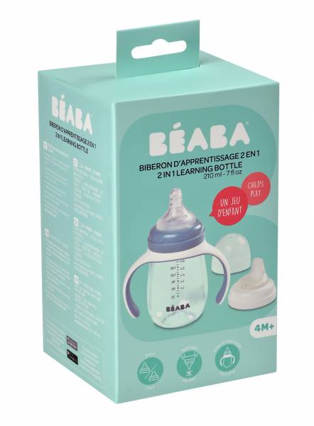 BEABA Learning cup 2in1 210ml - Blue