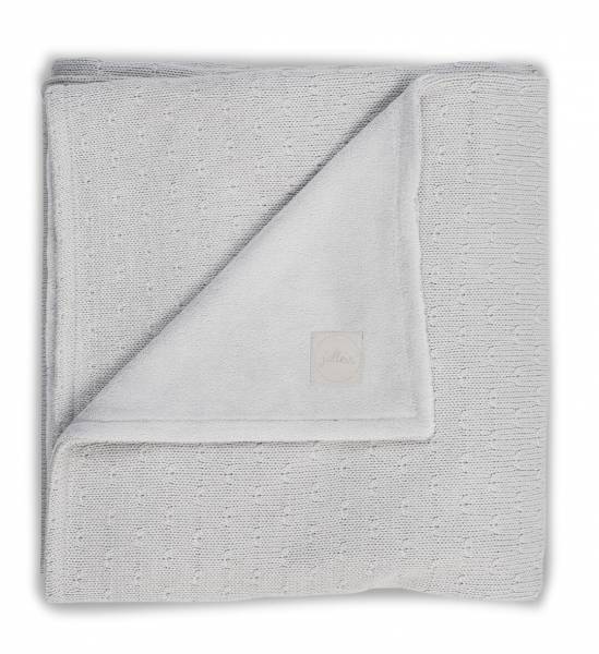 JOLLEIN Blanket 75x100 Confetti Knit/Fleece - Light Grey