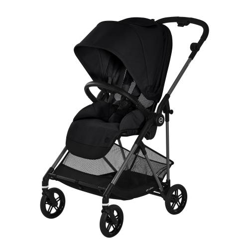 CYBEX Melio CARBON Stroller - Deep Black