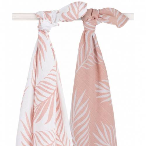 JOLLEIN Hydro Cloth Muslin 65x65cm - Nature Pale Pink4pck
