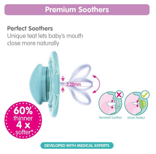 MAM Soother Perfect 16+ Double Pack