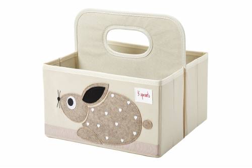 3 SPROUTS Diaper Caddy - Rabbit