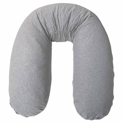 BABYLONIA Pillow Form Fix COVER - Grey Melange Jersey