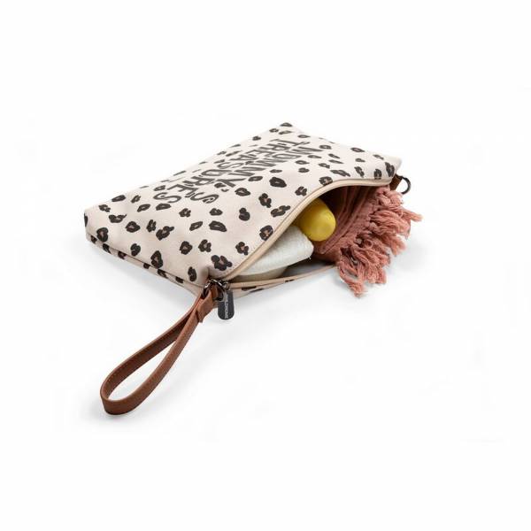 CHILDHOME Mommy's Clutch Bag - Canvas Leopard S