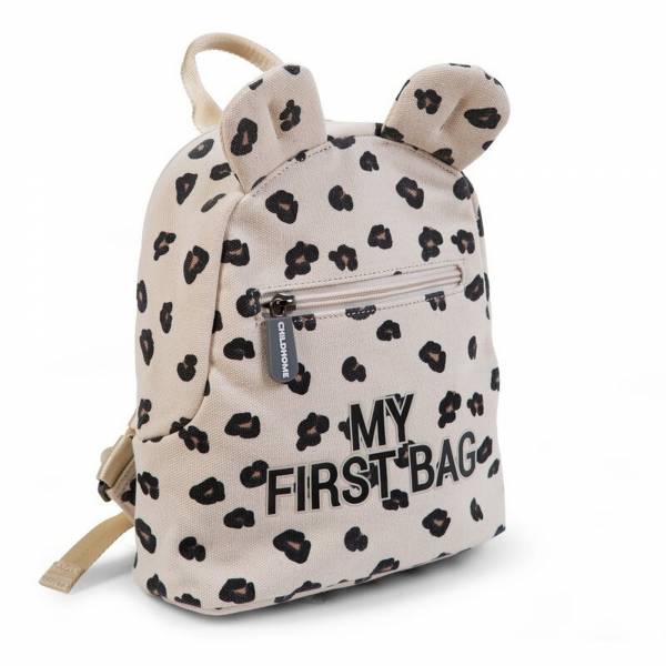 CHILDHOME Kids My First Bag - Canvas Leopard