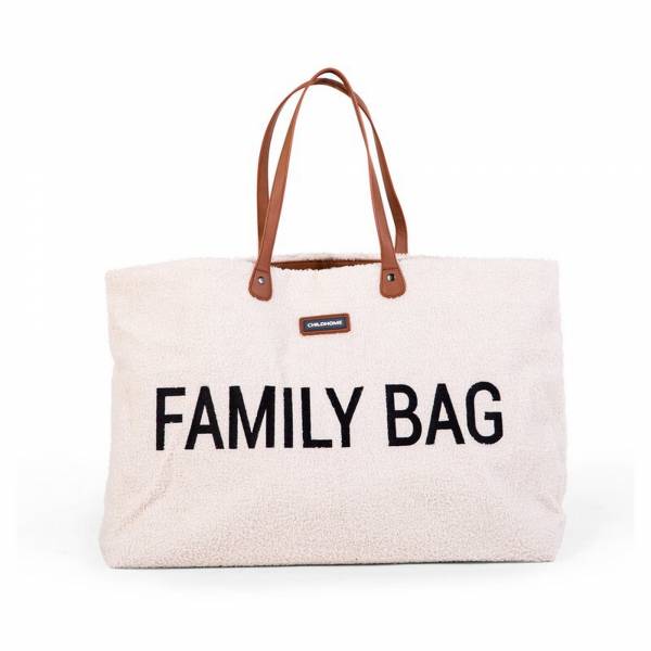 CHILDHOME Family Nursery Bag - Teddy OffWhite