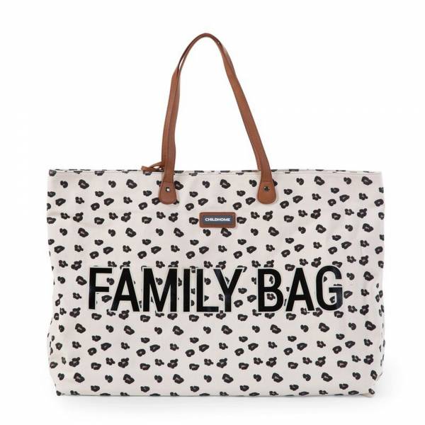 CHILDHOME Family Bag - Canvas Leopard