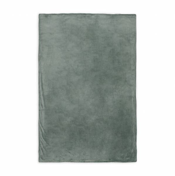 JOLLEIN Blanket 100x150 River Knit/Fleece - Ash green