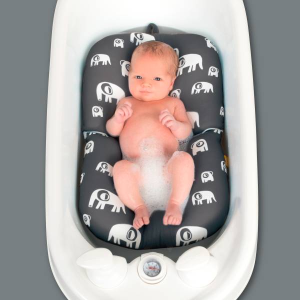 SIMPLY GOOD Baby Floaty - Elephant white on Grey