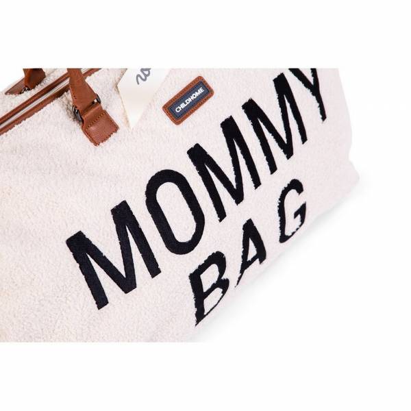 CHILDHOME Mommy Bag - Teddy Off White