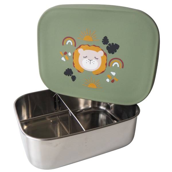 KIKADU Lunch Box - Lion Olive