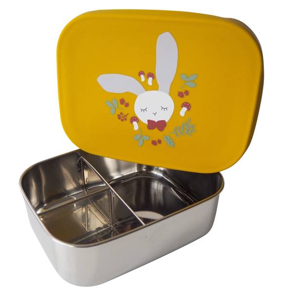 KIKADU Lunch Box - Rabbit Mustard
