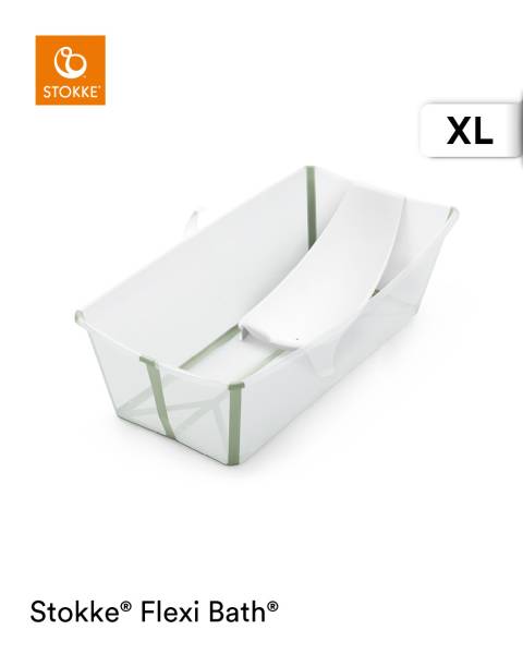 STOKKE Flexi Bath - X-Large Transparent Green