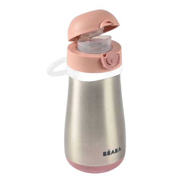 BEABA Stainless Steel Bottle Spout 350ml - Old Pink