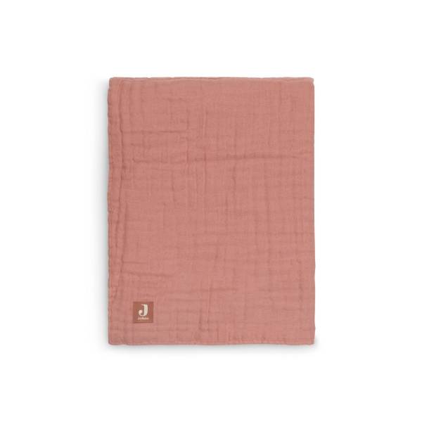 JOLLEIN Blanket 75x100 Wrinkled Cotton - RoseWood