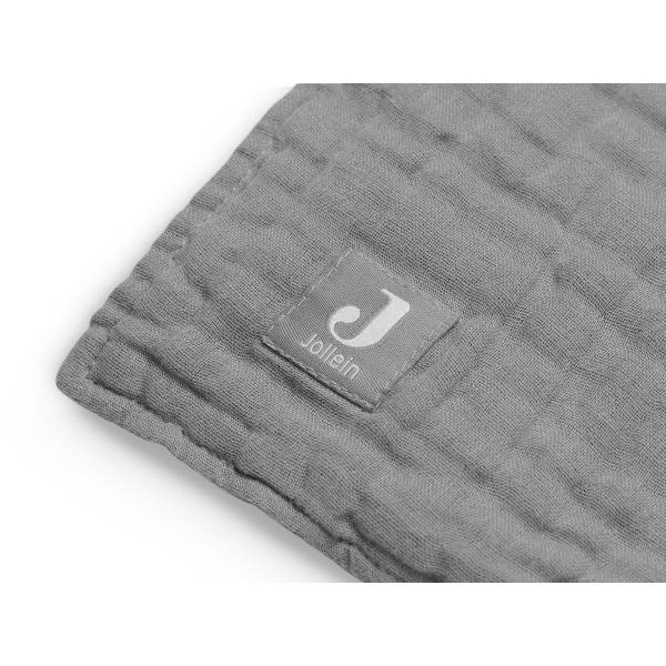 JOLLEIN Blanket 75x100 Wrinkled Cotton - Storm Grey