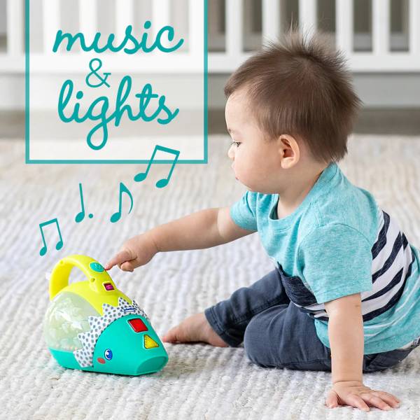 INFANTINO Push & Pop Musical Light-up Mini Vac