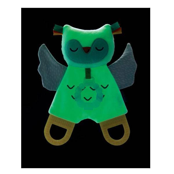 INFANTINO Cuddly Teether - Glow in the Dark Owl