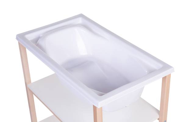 CHILDHOME Changing Table & Bath with Wheels
