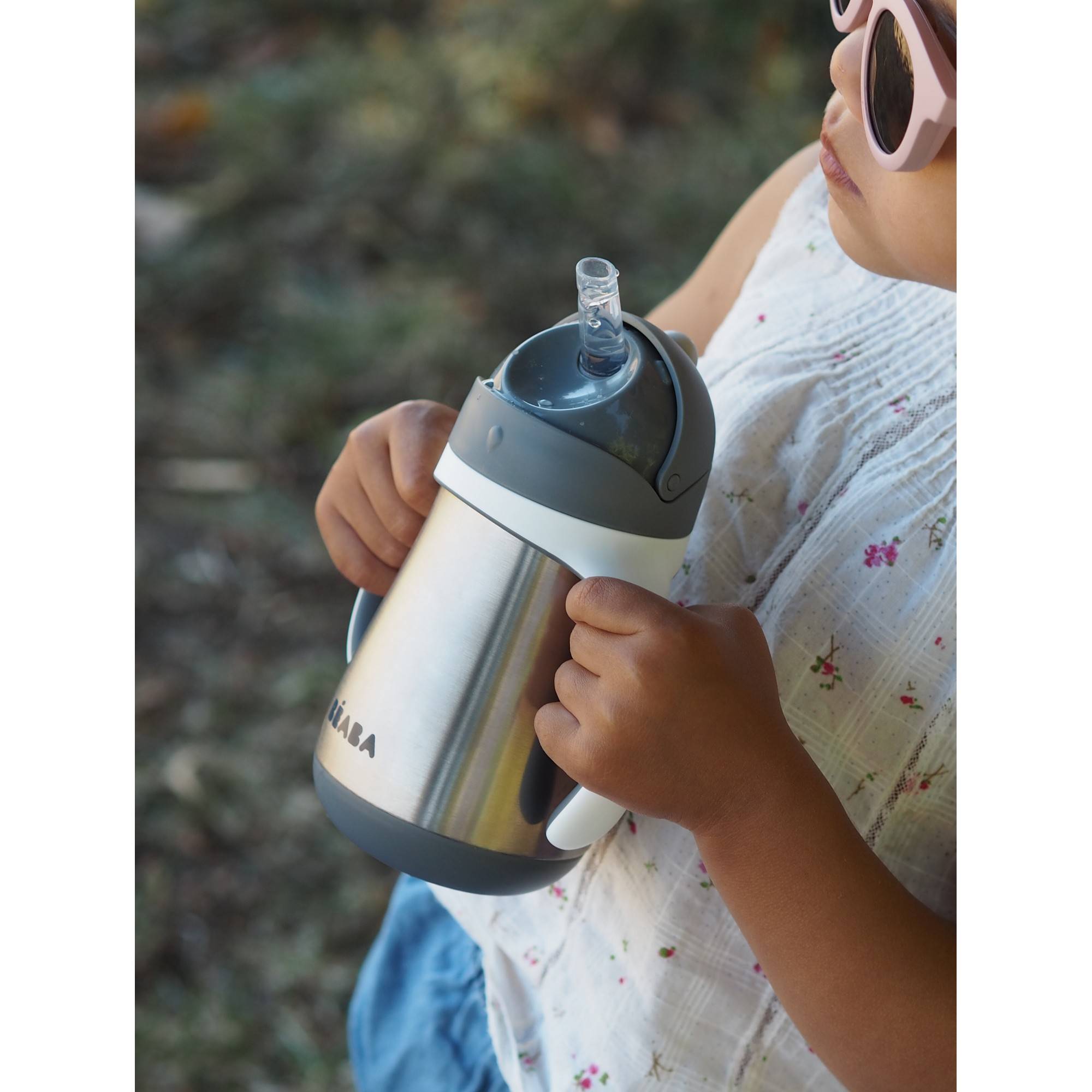Beaba Straw Sippy Cup Sippy Cup with Removable Handles Sippy Cup