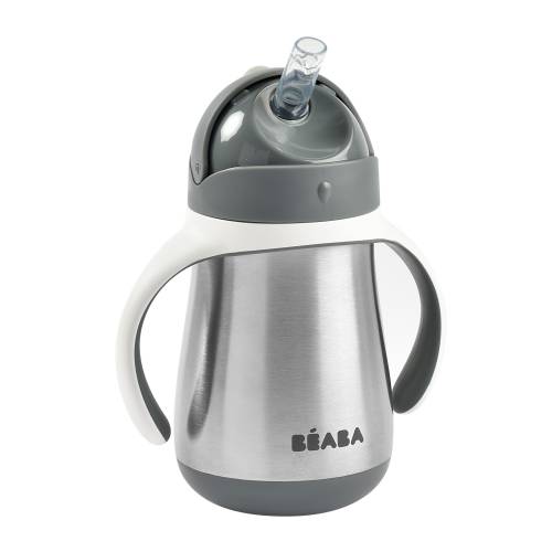 BEABA Stainless Steel Cup 250ml - Mineral Grey