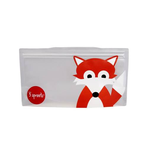 3 SPROUTS Reusable Snack Bag x 2pcs - Fox