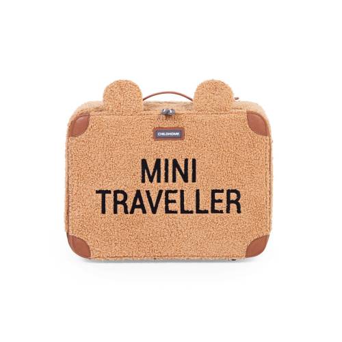 CHILDHOME Mini Traveller Kids Suitcase - Teddy Beige