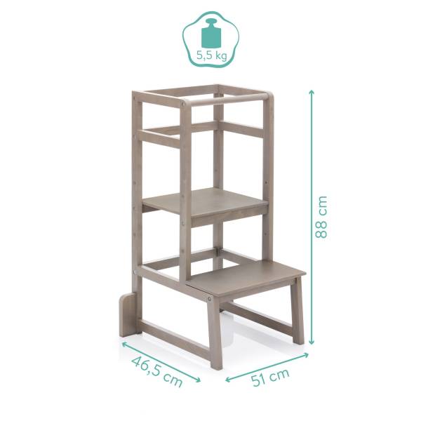 FILLIKID Learning Tower - Grey