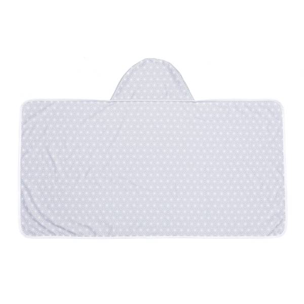 FILLIKID Hooded Towel 70x140cm - Cube Grey