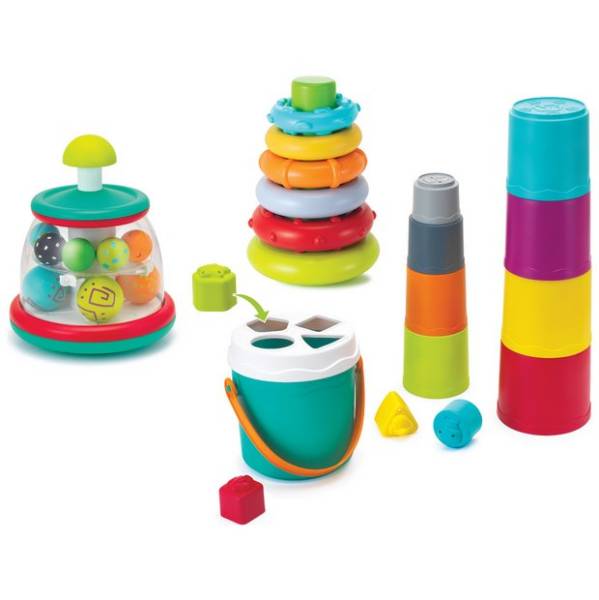 INFANTINO 3in1 Stack Sort Spin Activity Set