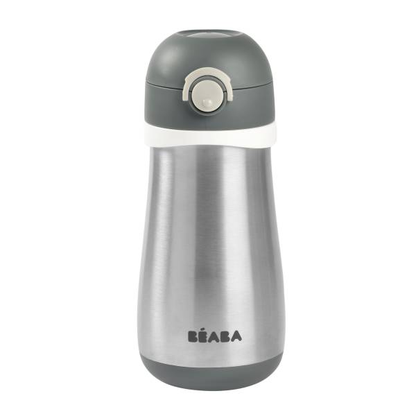 BEABA Stainless Steel Bottle Spout 350ml - Mineral Grey