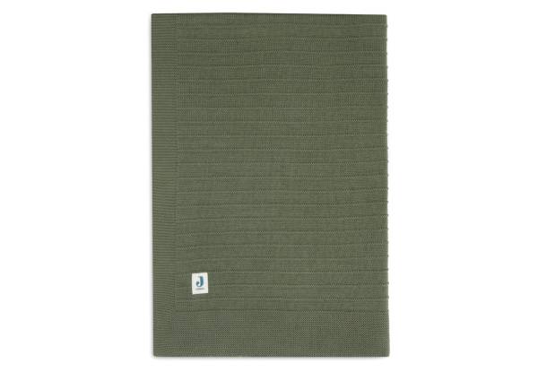 JOLLEIN Blanket 75x100 Pure Knit - Leaf Green Gots
