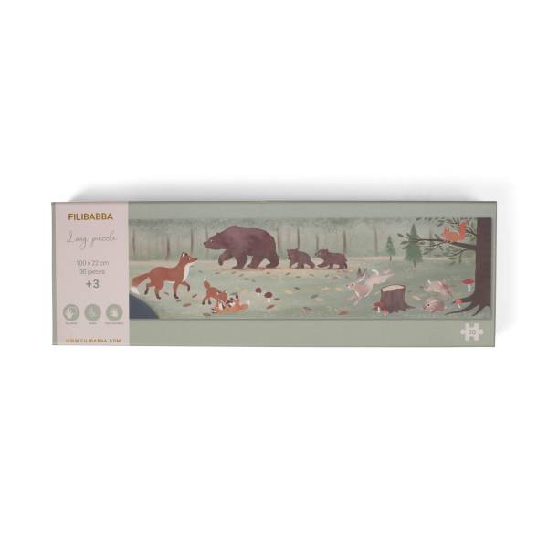 FILIBABBA Puzzle with 30pcs - Nordic Animals
