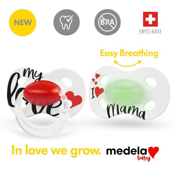 MEDELA Soother Day&Night 2pcs 6-18 - Signature