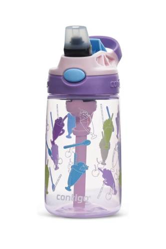 Contigo Easy Clean AUTOSPOUT™ Kids Water Bottle, 420 ml (Blueberry Cosmos)