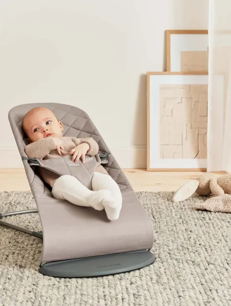 BABYBJORN Bouncer - Bliss Woven Classic Sand Grey