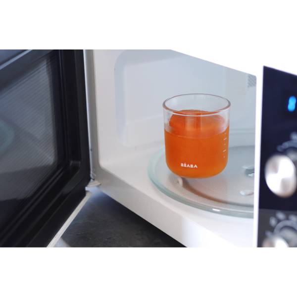 BEABA Food Jar Glass Set of 6x250 ml - Sunrise Colours mix