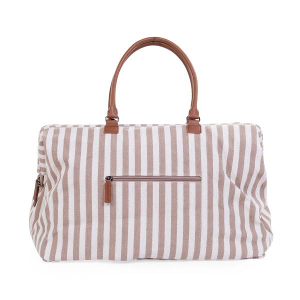 CHILDHOME Mommy Bag - Stripes Nude Terracotta