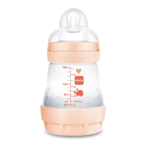 MAM Easy Start Anticolic Bottle 160ml - Peach