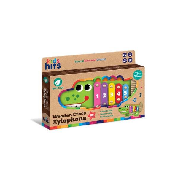 KIDS HITS Xylophone - Wooden Croco