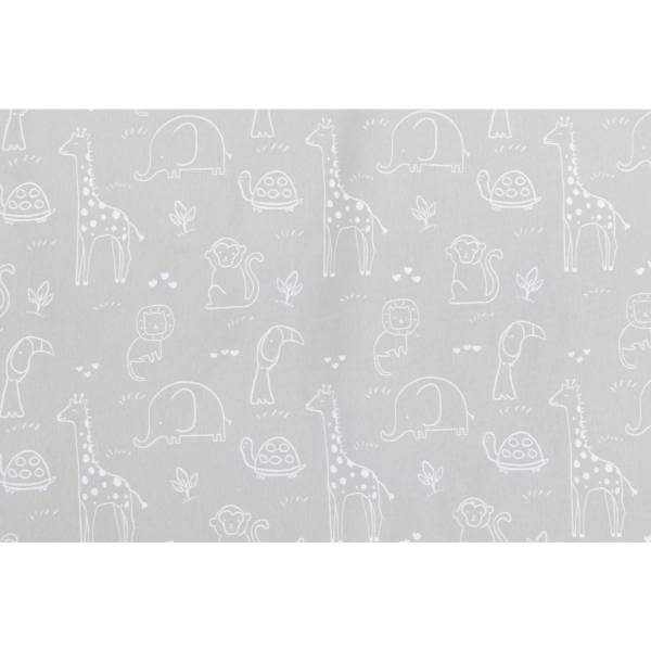 FILLIKID Playpen Rio XL Mat Jersey - Safari Grey