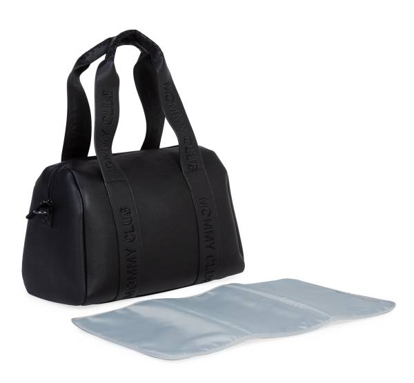 CHILDHOME Mommy Bag CLUB Signature - Vegan Leather Black