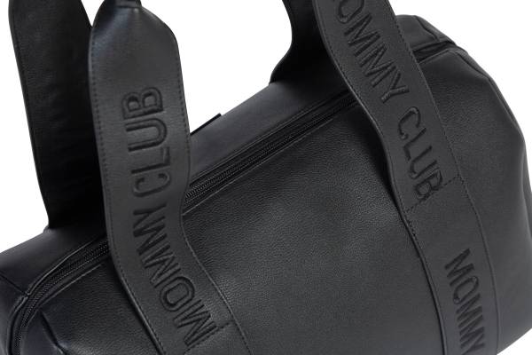 CHILDHOME Mommy Bag CLUB Signature - Vegan Leather Black